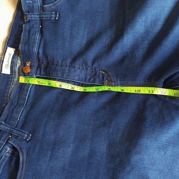 Madewell 9" Mid Rise Skinny Jeans Dark Wash Magic Pockets L9933 - Picture 7 of 11